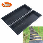Wood plank grain concrete paving stone molds stepping stone mold for cement