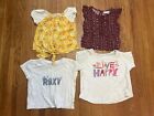 Toddler Girl Hippie T Shirt Lot Roxy Natural Life 3 4