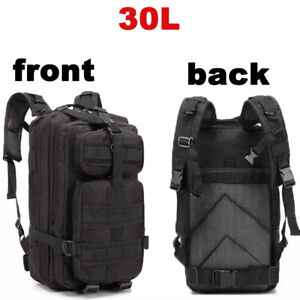 30L Military Tactical Backpack Rucksack Travel Bag for Camping Hiking Outdoor