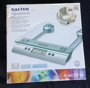 Salter 3003 Aquatronic Glass High Precision Liquid Electronic Kitchen Scale BOX