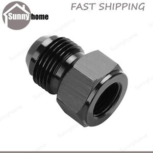 Black -6 AN Female -8 AN Male AN Flare Fitting Expander Adapter 6AN to 8AN