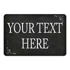 Any Text Black Custom Personalized Gift 8x12 Metal Sign Wall Decor 108120061001