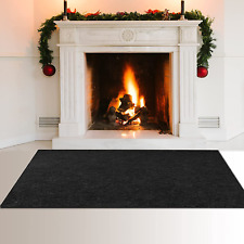 Fire Resistant Fireplace Hearth Rug, Rectangular Hearth Pad Fireproof Rugs