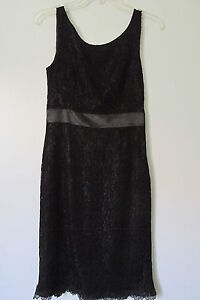 Romy Black Lace Sleeveless  Knee-Length Cocktail  Dress NWT SZ: XS