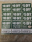 Lowes Foods supermarket coupons, 5 sets $10 off $50 and $5 off $10 pick & prep
