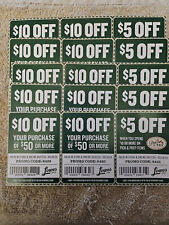 New ListingLowes Foods supermarket coupons, 5 sets $10 off $50 and $5 off $10 pick & prep