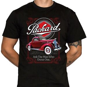 Packard Automobile T-Shirt - Defunct Auto Manufacturer - 100% Preshrunk Cotton
