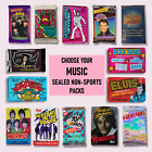 Sealed Non-Sport Music Trading Card Packs VTG - You Pick Topps, Rock, Pop, MTV
