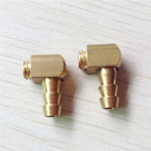 2pcs 90 degree brass M5 threaded water nipple for rc boat 153