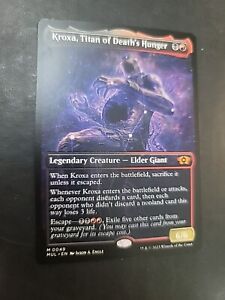 1x Kroxa, Titan Of Death's Hunger NM March Of The Machines MTG Multiverse Legend