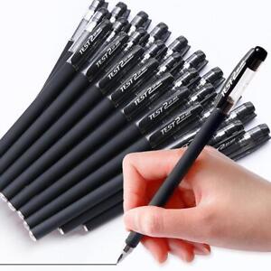 0.5mm Black Gel Pen Full Matte Water Pen  Writing Stationery Supply  Office Pens
