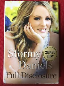 Stormy Daniels Full Disclosure Hardcover Book Adult Film Actress Signed Copy New