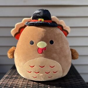 Squishmallow 12 inch Turkey with Hat Terry Kellytoy
