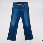 Levis 529 Curvy Straight Mid Rise Womens Jeans Size 10M Blue Stretch Dark Wash