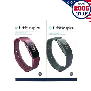 Fitbit Inspire Health and Fitness Tracker Activity Smartwatch Black & Red