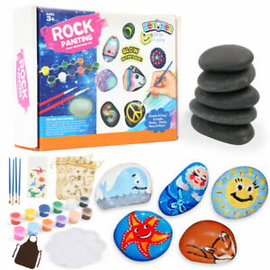 Rock Painting Kit for Kids Arts and Crafts for Girls Boys Painting Rocks Gifts