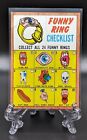 1966 Topps Football- # 15 Funny Ring Checklist - Low Grade/ Creases