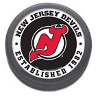 NEW JERSEY DEVILS CLASSIC HOCKEY PUCK NEW & OFFICIALLY LICENSED