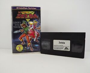 VHS The Legend of Zelda - Ganon’s Evil Tower  Nintendo VERY HTF-Hard Case