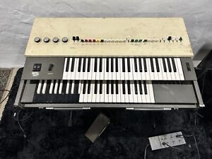 WORKING! Yamaha YC-25D Electone Organ 1970s w/ Original Pedal & Lid RARE!