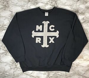 My Chemical Romance Sweatshirt Mens XL Black Pullover MCRX Y2K 00s Band Alt