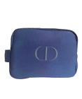 Christian Dior Makeup Travel Bag Pouch BLUE mirror powder brush ysl UNISEX case