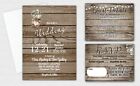 Wedding Invitations Invites and RSVP Cards COMPLETE SET of 100