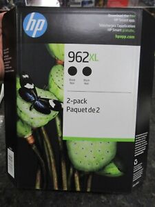 BRAND NEW!! GENUINE HP 962XL (3JB35BN) Black Toner Cartridge - 2 Pack FREE SHIP!