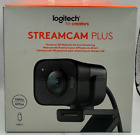 Logitech - StreamCam Plus Webcam - Graphite damage box, new (B14)