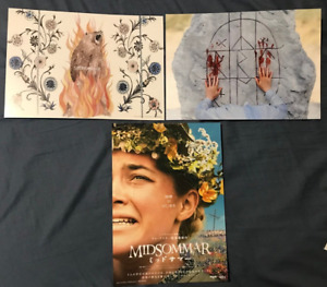 A24 Set of 3 Limited Edition Midsommar Japanese 7x10 Promo Mini Posters