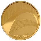 Estonia gold 999 probe 7.78 grams- 100 krone 2009 UNC in box