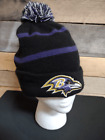 New Era Baltimore Ravens Knit Cap with Pompom OSFM Black / Purple NFL