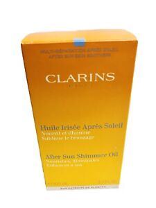 CLARINS AFTER SUN SHIMMER OIL Nourishes Illuminates Enhances Tan 3.3 oz