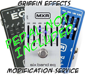 MXR Six Band EQ Equalizer - Griffin Effects - Silent Night Modification Service