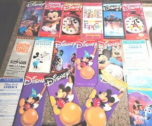New Listing17 LotVintage Walt Disney World WDW MGM Studios River Country Guide Map Brochure