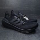 Adidas Ultraboost Mens Size 12 Light Triple Black Athletic Running Shoes GZ5159