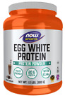 NOW Foods - Egg White Protein Powder Creamy Chocolate - 1.5 lbs.
