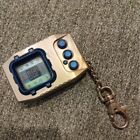 Bnadai Digimon Pendulum Silver Portable Game Keychain 1998 Retro Game