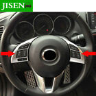 For Mazda CX-5 CX5 2013-2016 Matte Steering Wheel Panel Badge Insert Cover Trim