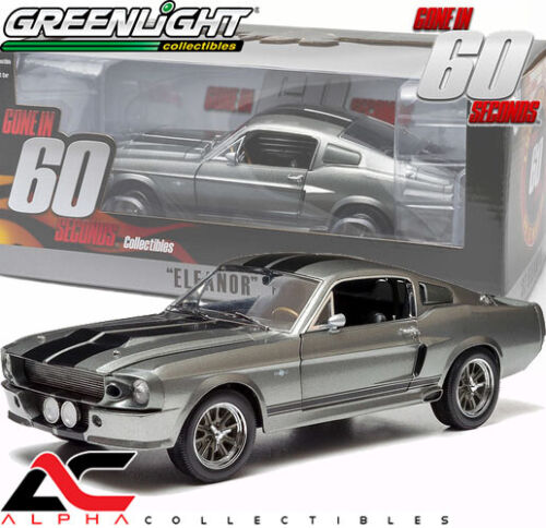GREENLIGHT 12909 1:18 1967 FORD MUSTANG CUSTOM ELEANOR GONE IN 60 SECONDS