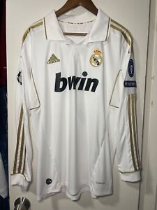 Real Madrid 2011/12 Home Jersey UCL Long Sleeve, Ronaldo #7