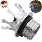 Chrome Motorcycle Gas Cap Crown Flush Fuel Oil Tank Cap For Harley Road King