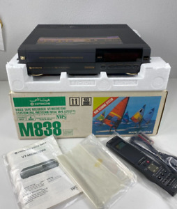 Brand New Hitachi VT-M838E VHS Video Cassette Recorder 3 System VCR PALNTSCJapan