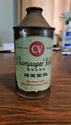CV CHAMPAGNE VELVET BEER CONE TOP BEER CAN - 12 OZ. EXCELLENT CONDITION! EMPTY!
