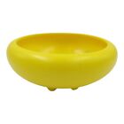 New ListingVintage Haeger 3758 Bright Primary Yellow Footed Bowl Planter Low Bulb Matte