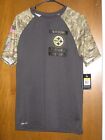 NEW NIKE SALUTE TO SERVICE PITTSBURGH STEELERS DRI-FIT SHIRT MENS SIZE SMALL