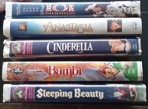New Listingvintage mixed lot 5 Walt Disney VHS VCR movie tapes