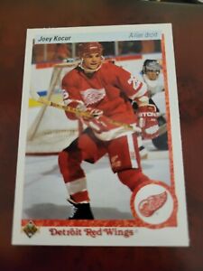 1990-91 Upper Deck FRENCH #411 JOEY KOCUR RC RARE Detroit Red Wings LEGEND NM-MT