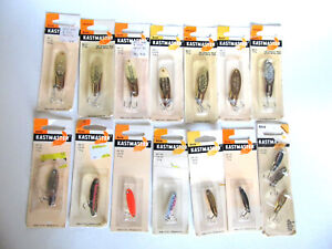 Lot of 16 New Old Stock ACME Kastmaster Fishing Lures - 1/8 oz. to 1/2 oz. - USA