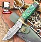 New ListingForged Hunting Skinner Knife Twist Damascus Hard Wood Hunting Minature